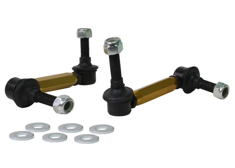 KLC220 – WHITELINE Stabilizer Bar Link Kit, 125 Millimeter To 150 Millimeter Overall Length Heavy Duty Steel Ball Joi...